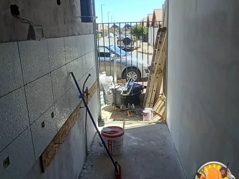Antes: Construcción de logia casa