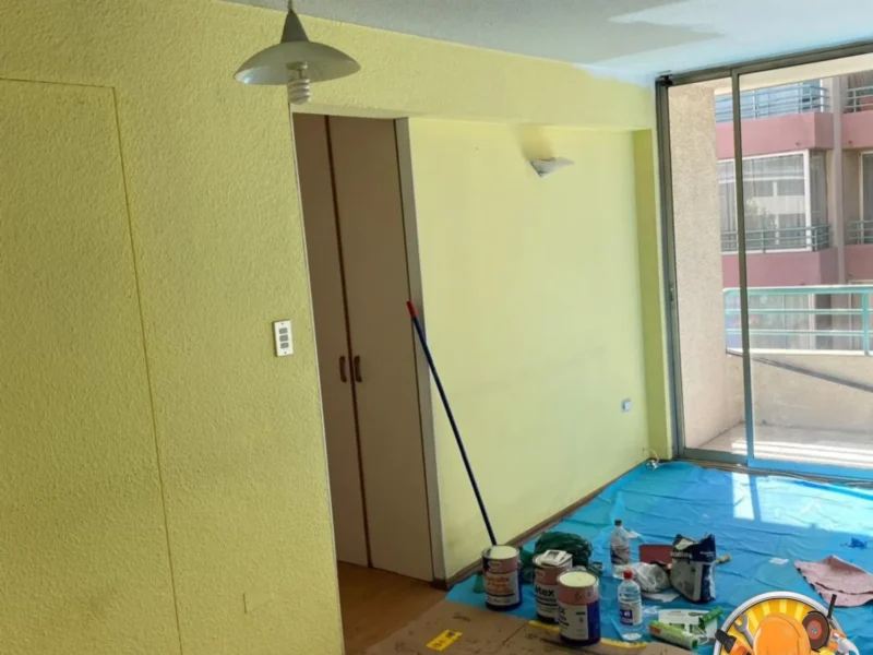 Antes: Remodelación pintura departamento