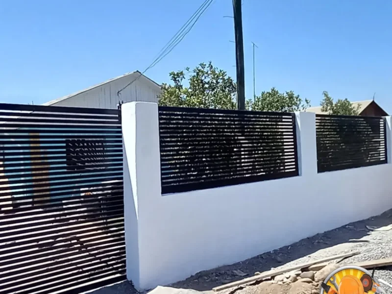 Después: Remodelación de reja principal casa